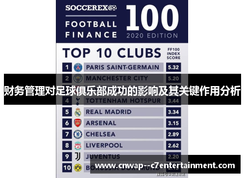 财务管理对足球俱乐部成功的影响及其关键作用分析